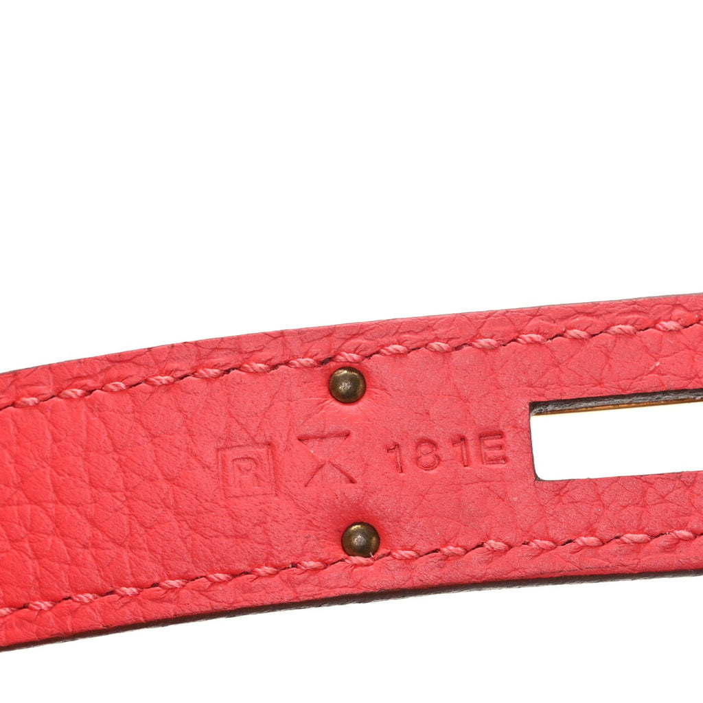 Togo BIRKIN 35 Rouge Pivoine product image 7, provided for visual reference and product detail review