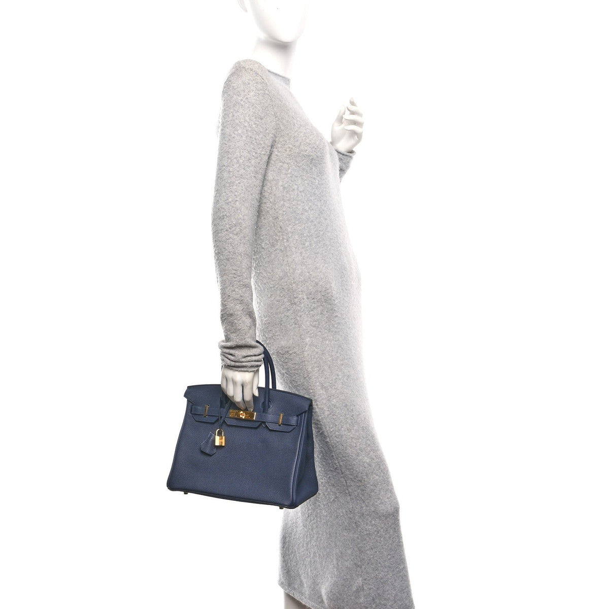 Togo Birkin 30 Bleu Nuit product image 2, provided for visual reference and product detail review