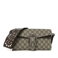 GG Supreme Web Monogram Textured Dollar Calfskin Dionysus Small Shoulder Bag Beige Ebony New Acero product image 1, provided