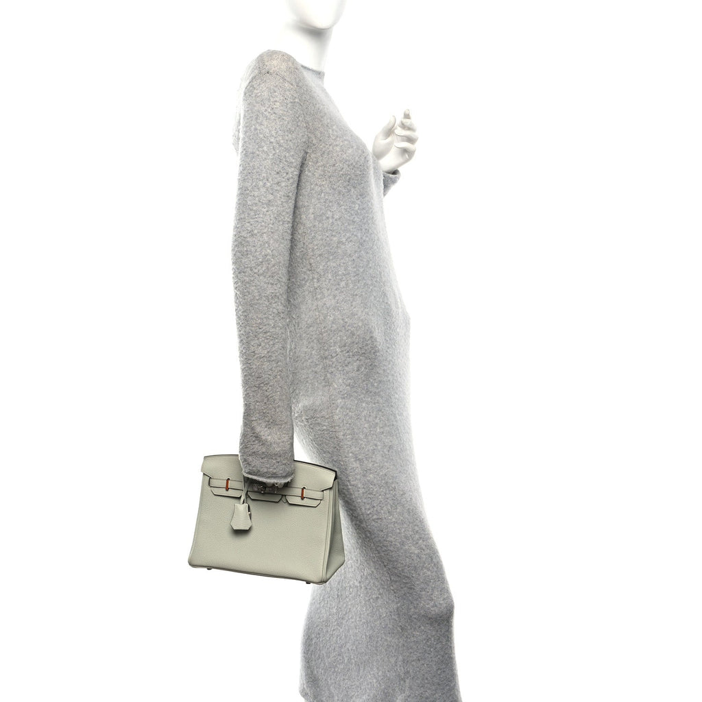Togo Birkin 25 Gris Neve product image 2, provided for visual reference and product detail review