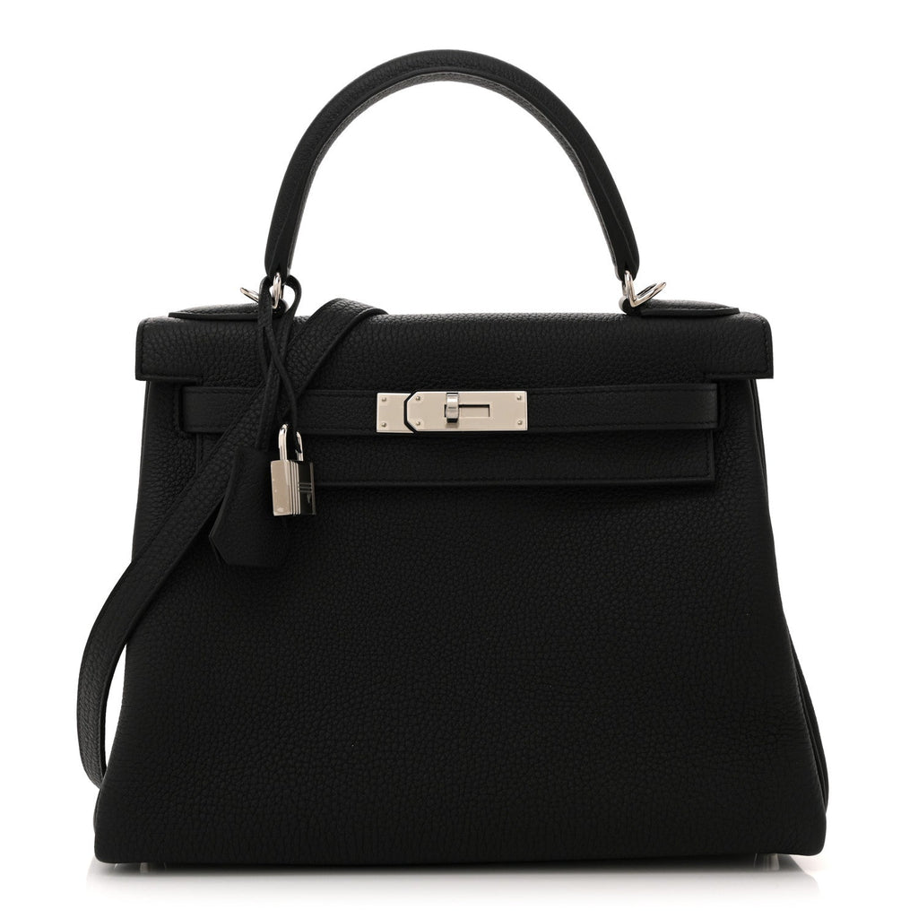 Togo Kelly Retourne 28 Black product image 1, provided for visual reference and product detail review