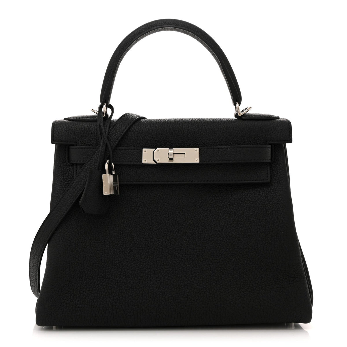 Togo Kelly Retourne 28 Black product image 1, provided for visual reference and product detail review