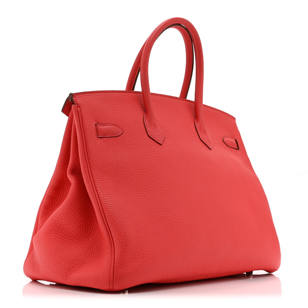 Togo BIRKIN 35 Rouge Pivoine product image 3, provided for visual reference and product detail review