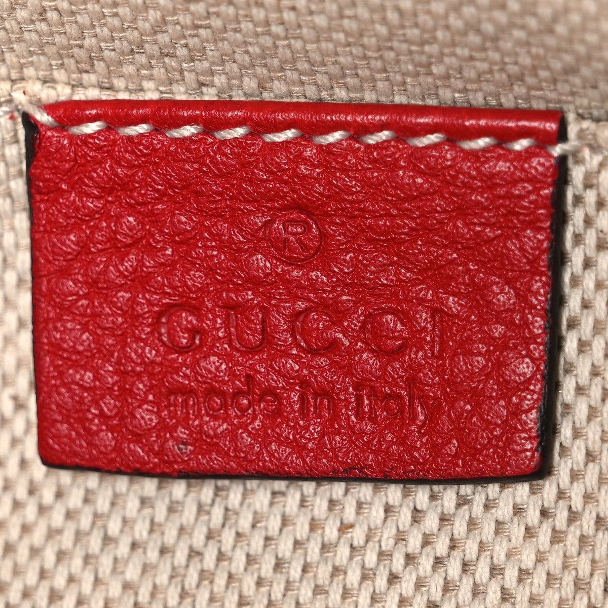 Pebbled Calfskin Small Soho Disco Bag Vibrant Red product image 6, provided for visual reference and product detail review