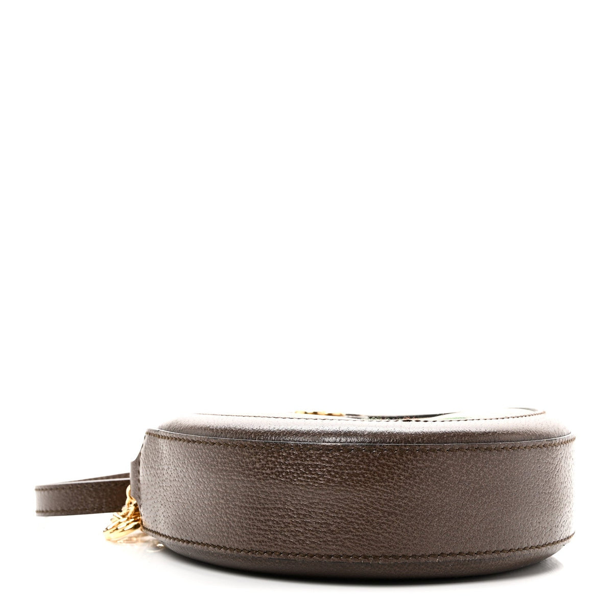 GG Supreme Monogram Web Mini Ophidia Round Shoulder Bag Brown product image 4, provided for visual reference and product