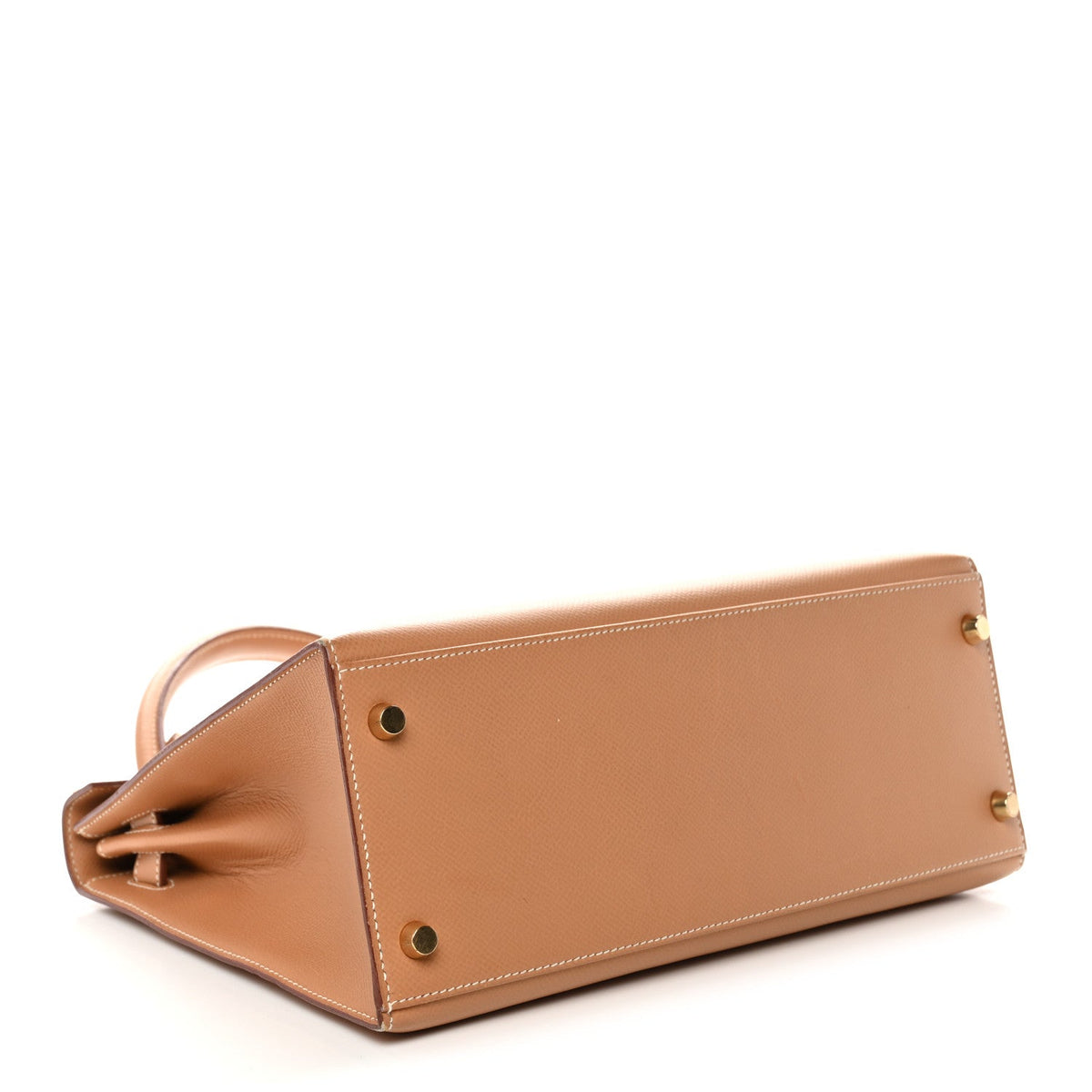 Courchevel Kelly Retourne 28 Camel product image 4, provided for visual reference and product detail review