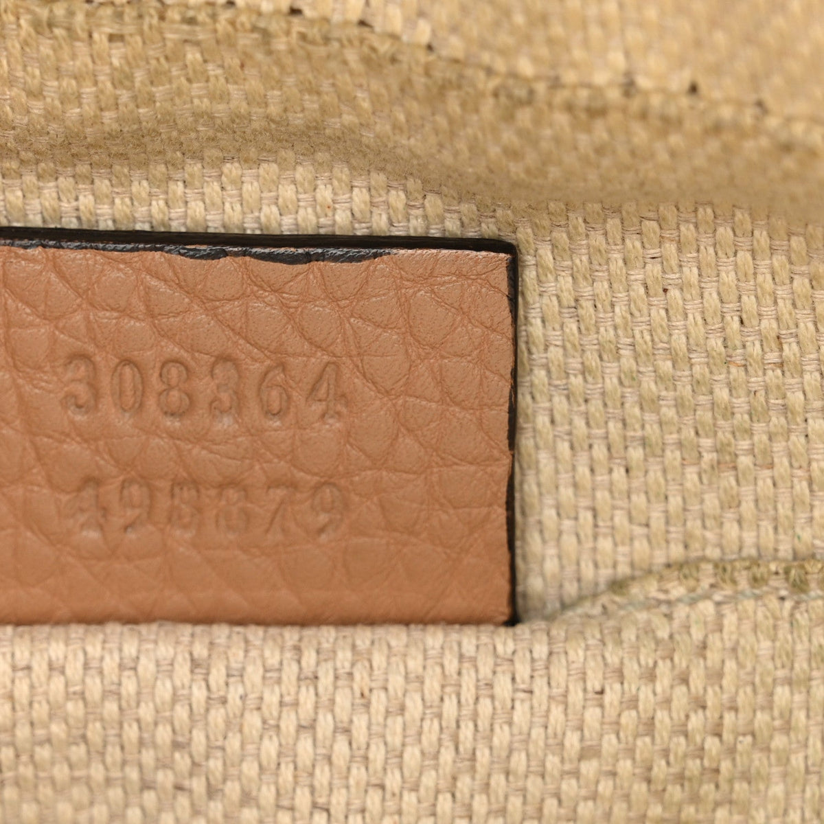 Pebbled Calfskin Small Soho Disco Bag Camelia product image 7, provided for visual reference and product detail review
