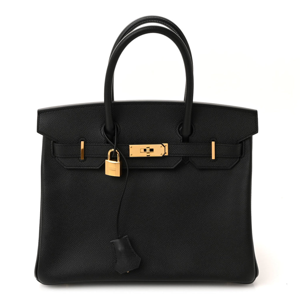 Epsom Birkin 30 Black product image 1, provided for visual reference and product detail review