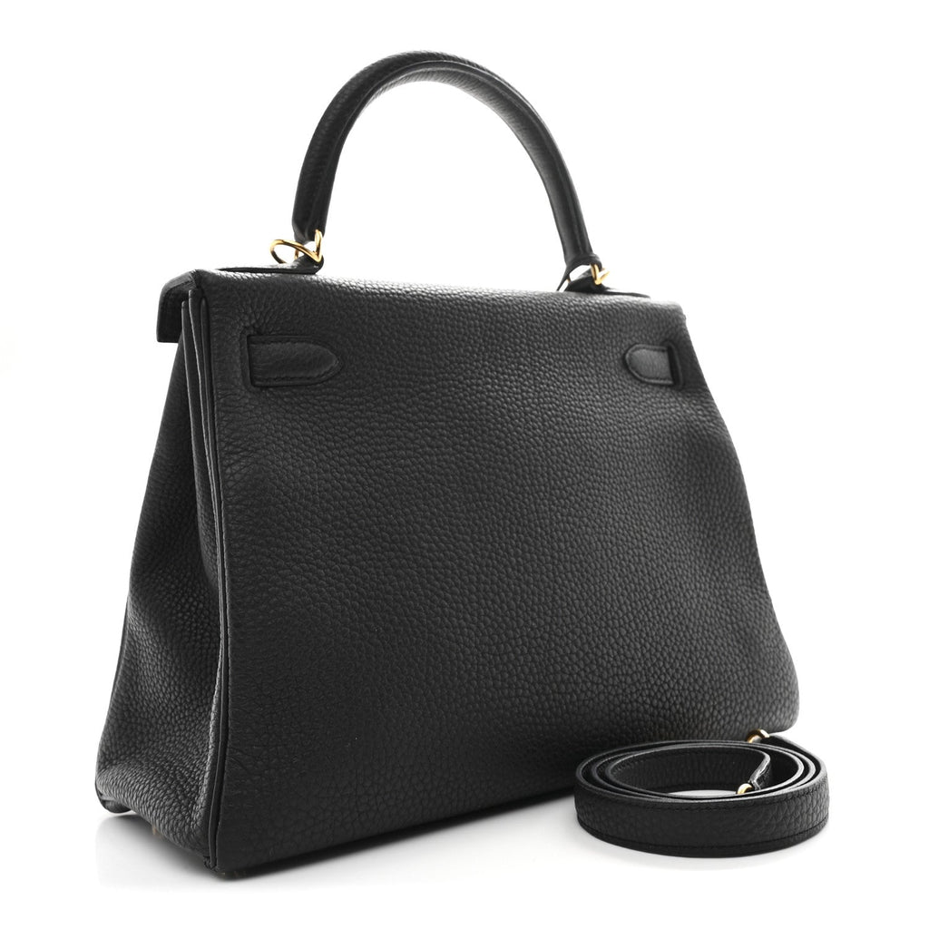 Togo Kelly Retourne 28 Black product image 3, provided for visual reference and product detail review