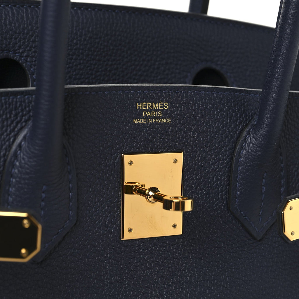 Togo Birkin 30 Bleu Nuit product image 6, provided for visual reference and product detail review