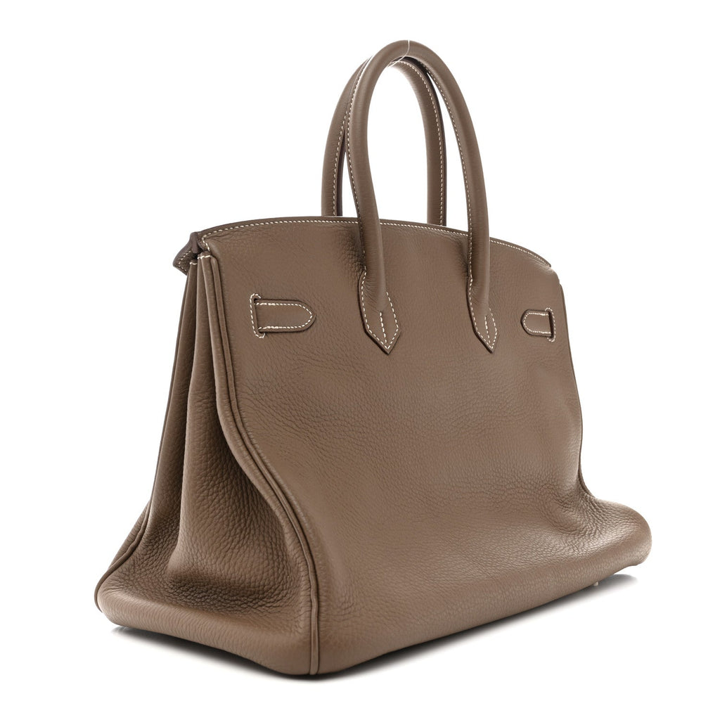 Togo BIRKIN 35 Etoupe product image 3, provided for visual reference and product detail review