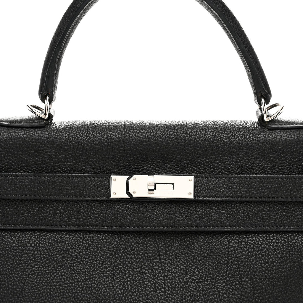 Togo Kelly Retourne 35 Black product image 8, provided for visual reference and product detail review