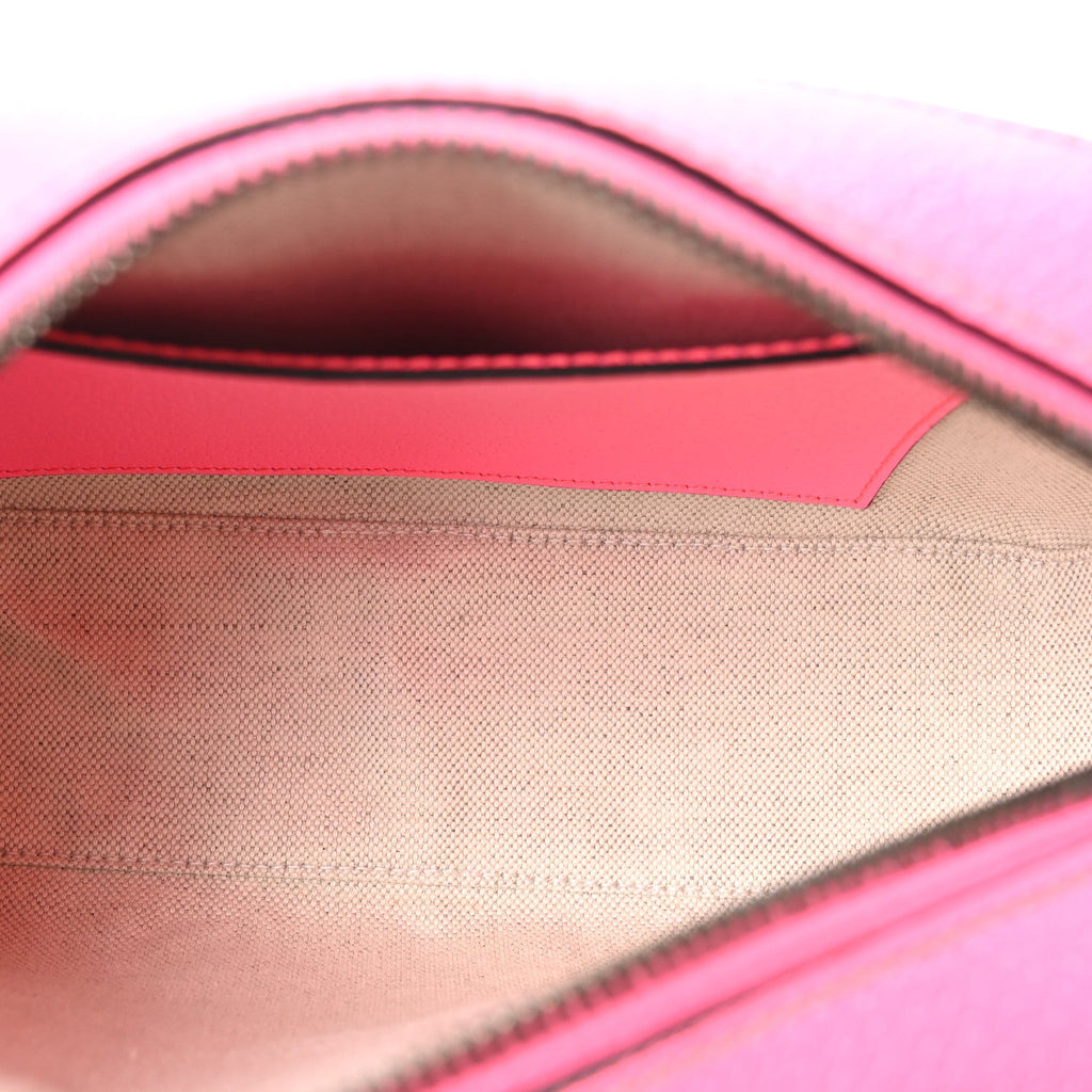 GG Supreme Monogram Textured Dollar Calfskin Web Ophidia Small Crossbody Bag Beige Ebony Fuchsia product image 5, provided