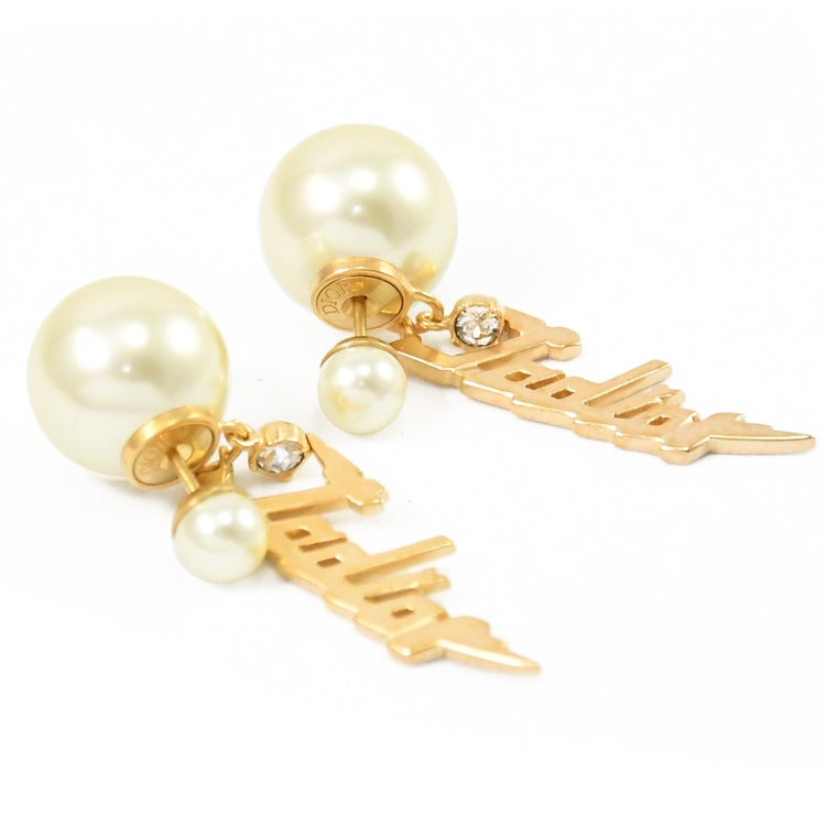 Dior Tribales Vintage 18K Gold Earrings product image 2, provided for visual reference and product detail review