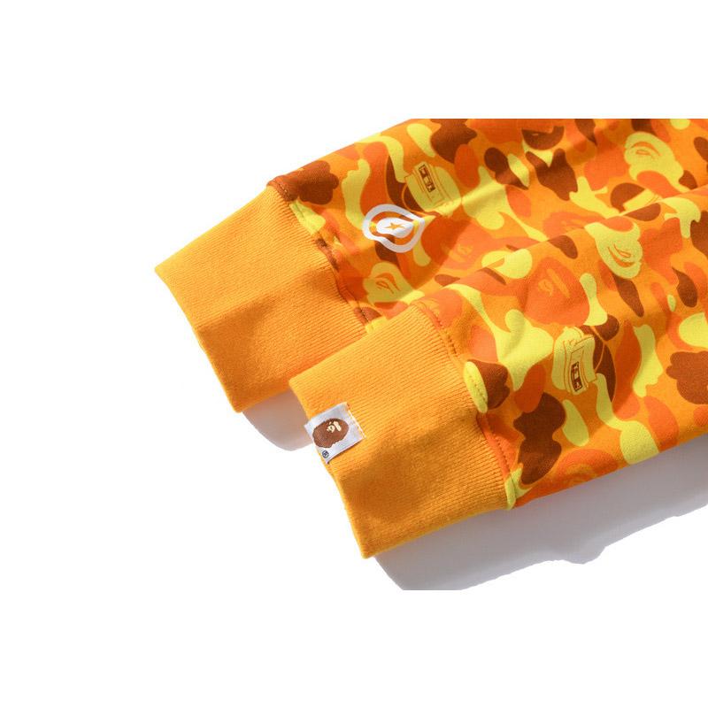 Bathing Ape Hoodie Spring and Autumn Men and Women Camouflage Sweater product image 4, provided for visual reference and