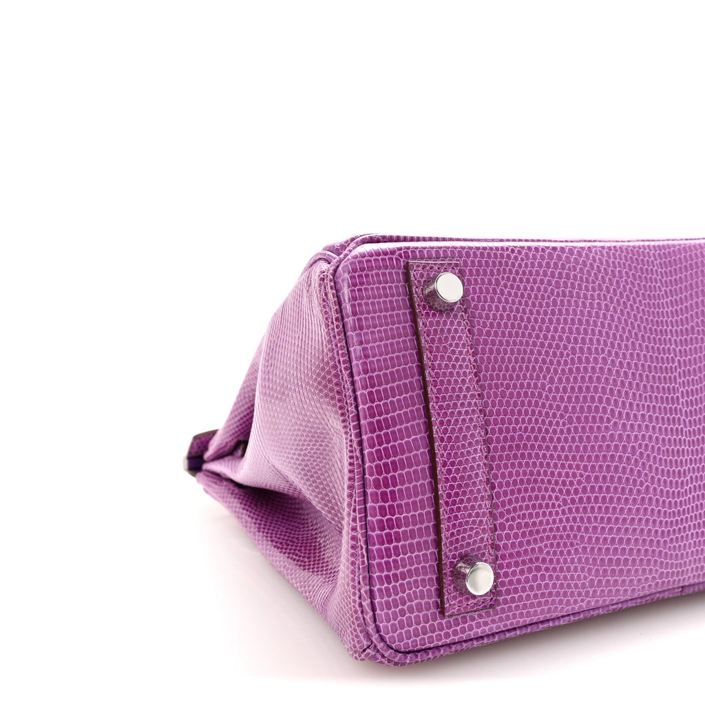 Lizard Birkin 25 Violet product image 8, provided for visual reference and product detail review