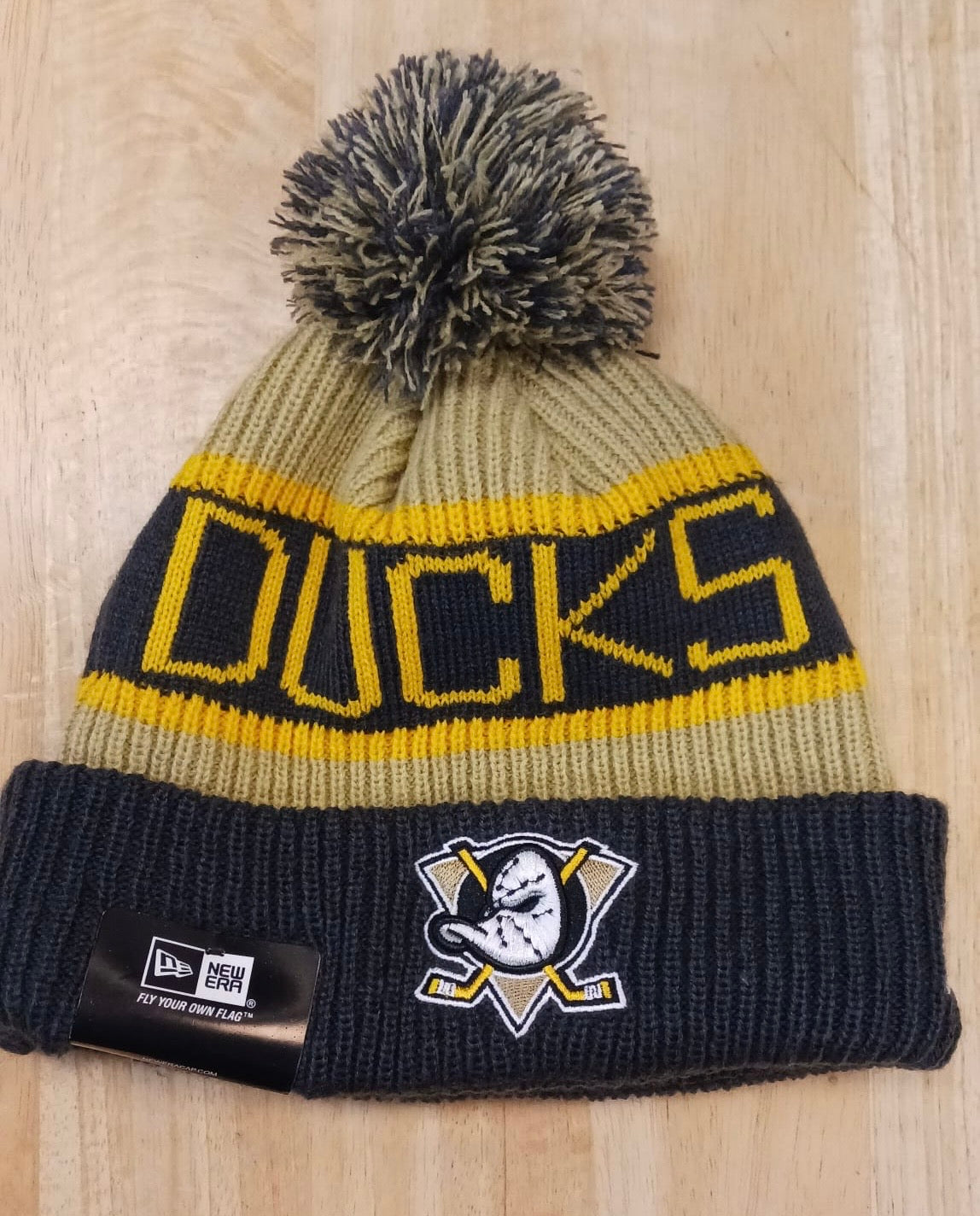 Anaheim Ducks NHL New Era winter Hat with Pom product image 1