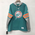 Miami Dolphins Retro logo Official NFL 47 brand hoodie product image 1