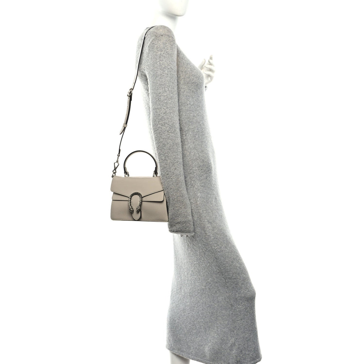 Crinkled Patent Small Dionysus Top Handle Bag Sphinx product image 2, provided for visual reference and product detail review