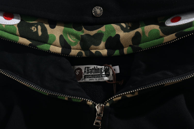 Bathing Ape Hoodie Camouflage Cardigan Men and Women Sweater Hoodie Coat product image 36, provided for visual reference and