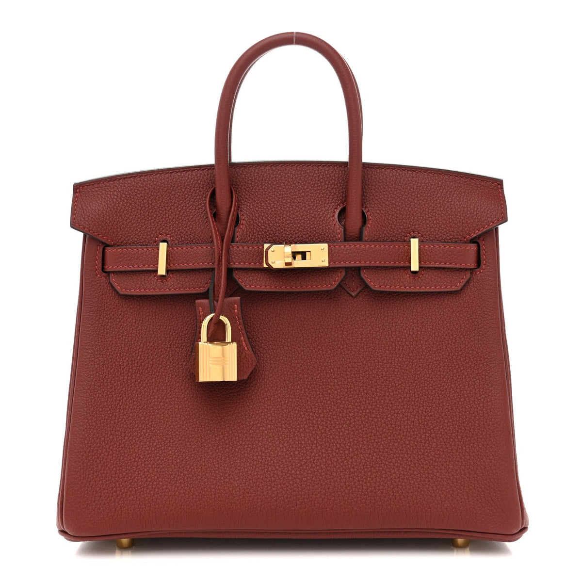 Togo Birkin 25 Rouge H product image 1, provided for visual reference and product detail review