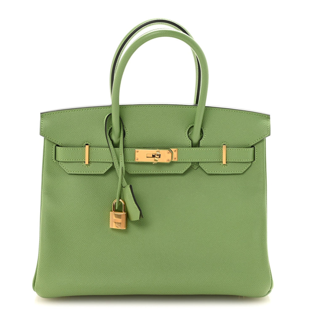 Epsom BIRKIN 30 Vert Criquet product image 1, provided for visual reference and product detail review