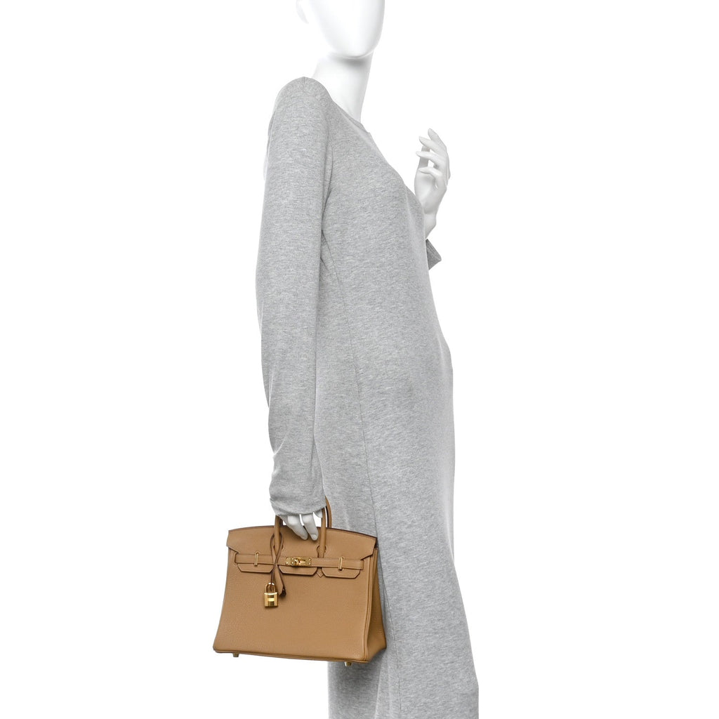Togo Birkin 25 Biscuit product image 2, provided for visual reference and product detail review