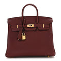 Togo Birkin 25 Rouge H product image 1, provided for visual reference and product detail review