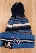 Tennessee Titans Official NFL New Era winter Hat with Pom product image 1