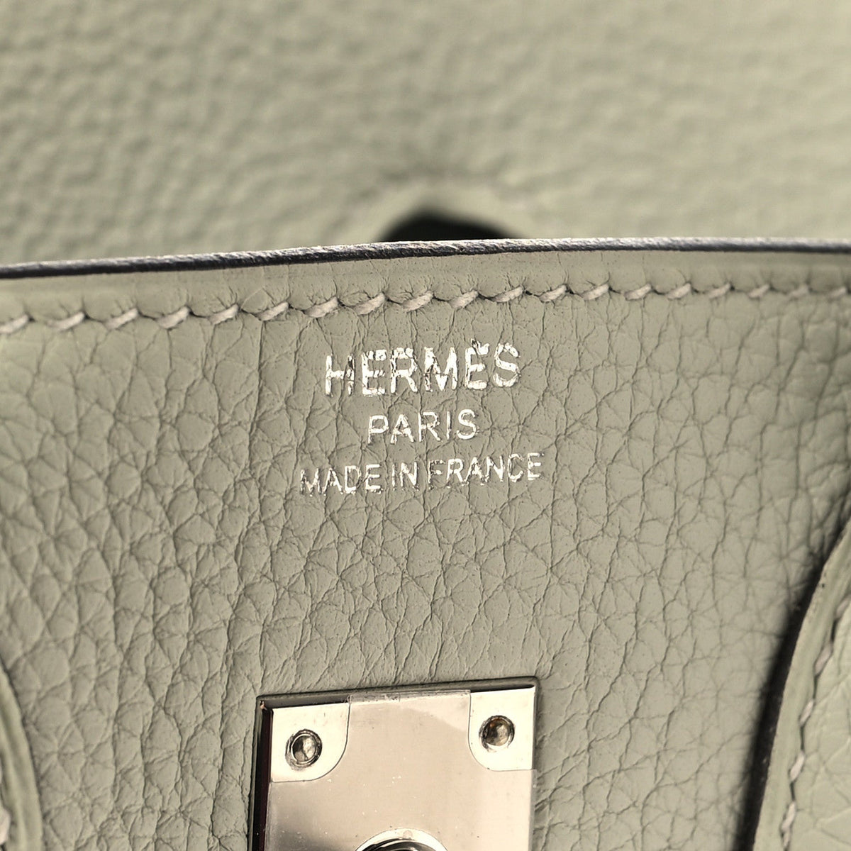 Togo Birkin 25 Gris Neve product image 6, provided for visual reference and product detail review