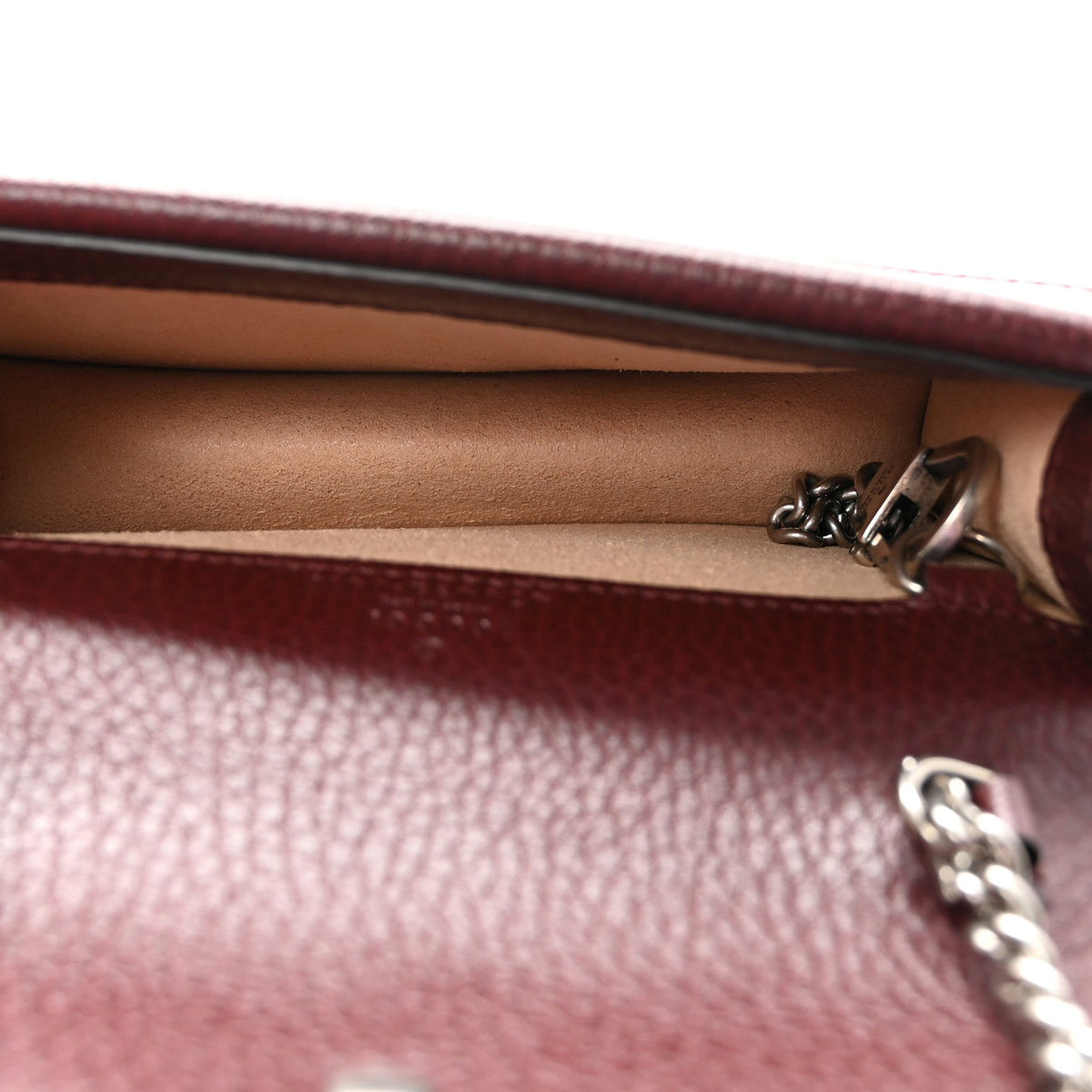 Dollar Calfskin Crystal Super Mini Dionysus Shoulder Bag Vintage Bordeaux Black Diamond product image 5, provided for visual