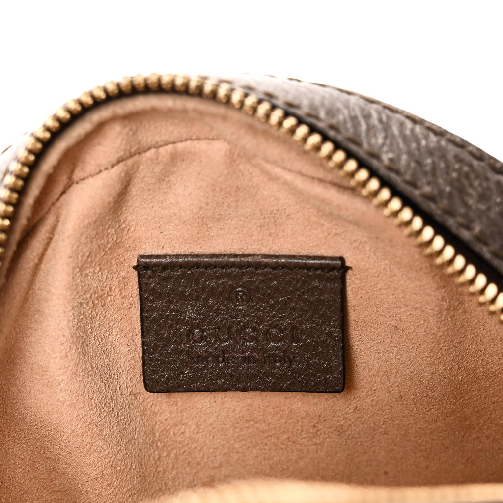 GG Supreme Monogram Web Mini Ophidia Round Shoulder Bag Brown product image 6, provided for visual reference and product