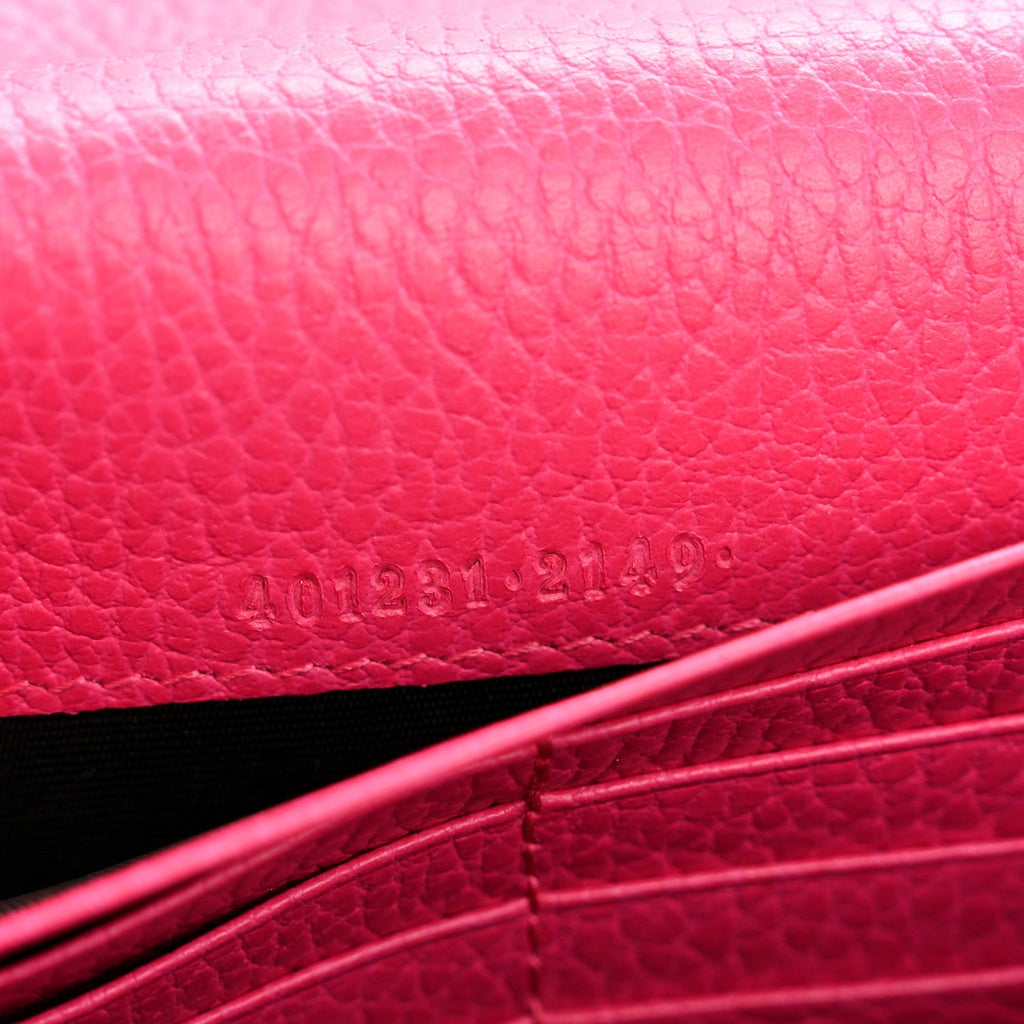 Dollar Calfskin Crystal Mini Dionysus Chain Wallet Box Pink product image 7, provided for visual reference and product