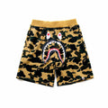 Bathing Ape Shorts Men Shark Head Camouflage Elastic Waist Fifth Pants Middle Pants Casual Shorts product image 1, provided