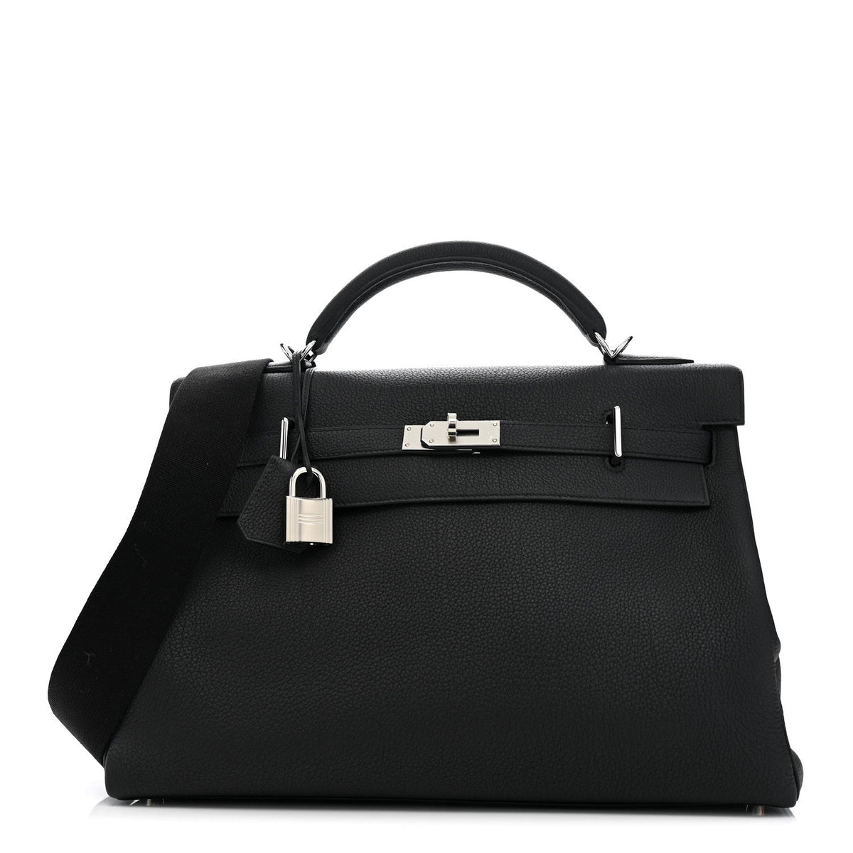 Togo Maxi Kelly Retourne 42 Black product image 1, provided for visual reference and product detail review