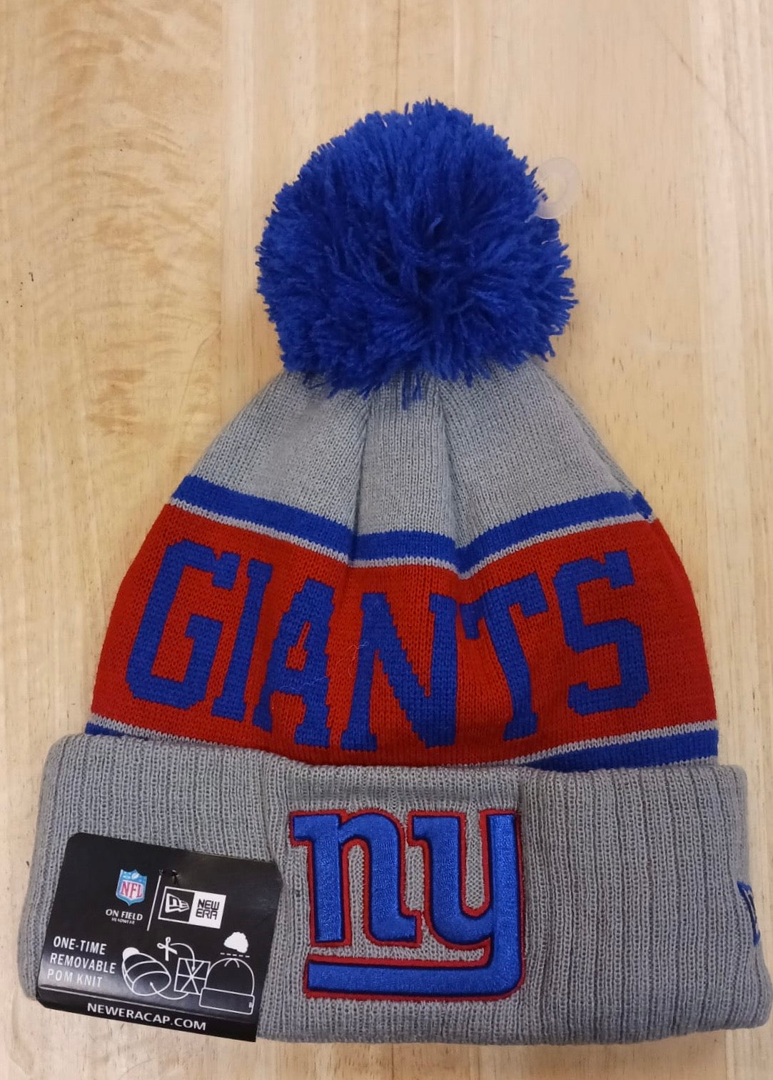 New York Giants NFL Era winter knit Hat with Pom product image 1