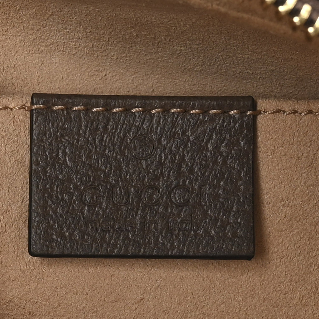 GG Supreme Monogram Web Mini Ophidia Shoulder Bag Brown product image 6, provided for visual reference and product detail