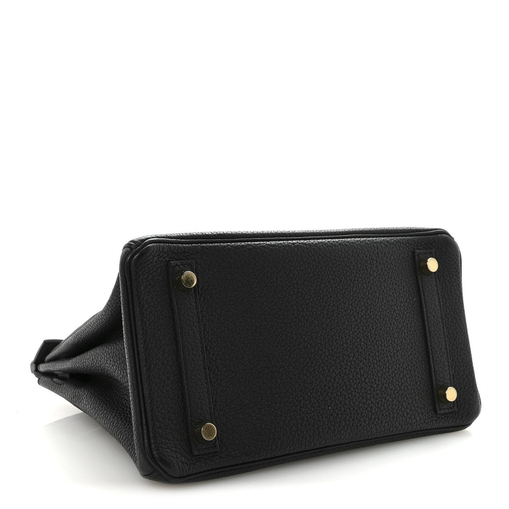 Togo Birkin 25 Black product image 4, provided for visual reference and product detail review