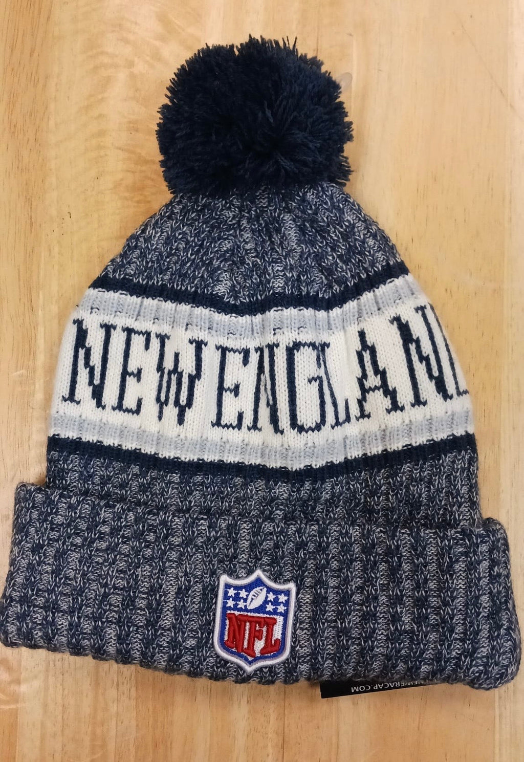 New England Patriots NFL Era winter knit Hat with Pom product image 2