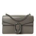 Pebbled Calfskin Small Dionysus Shoulder Bag Dusty Grey product image 1, provided for visual reference and product detail