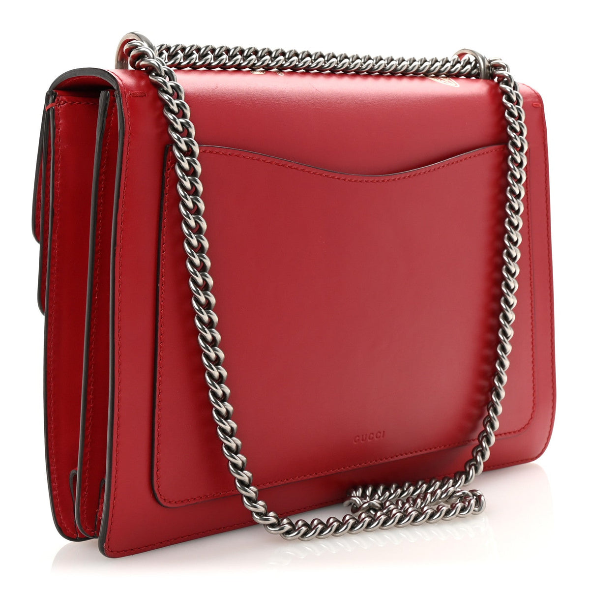 Calfskin Chinese New Year Medium Dionysus Shoulder Bag Hibiscus Red product image 3, provided for visual reference and