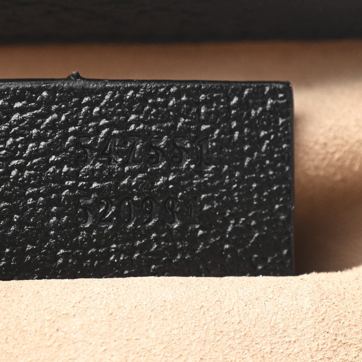 Textured Calfskin Web Small Ophidia Tote Bag Black product image 7, provided for visual reference and product detail review