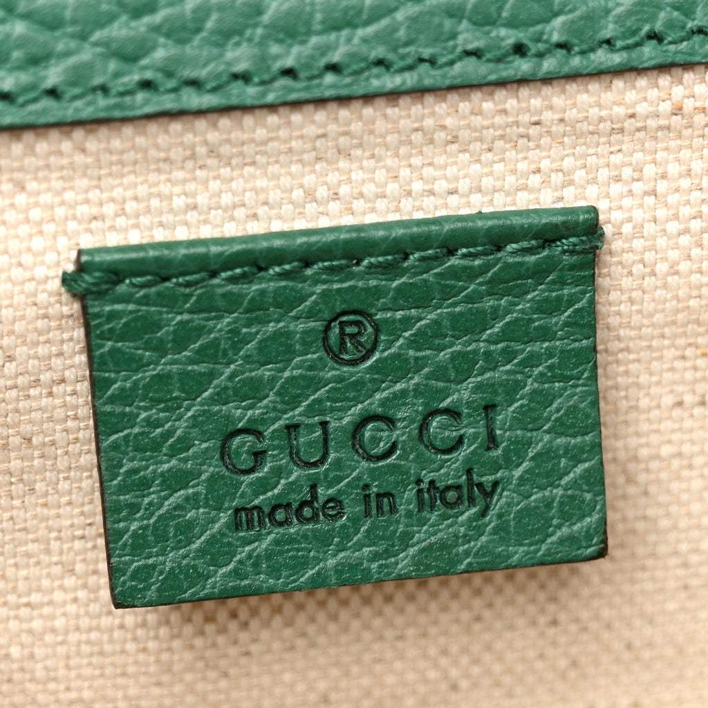 Dollar Calfskin Crystal Small Dionysus Shoulder Bag Emerald product image 6, provided for visual reference and product