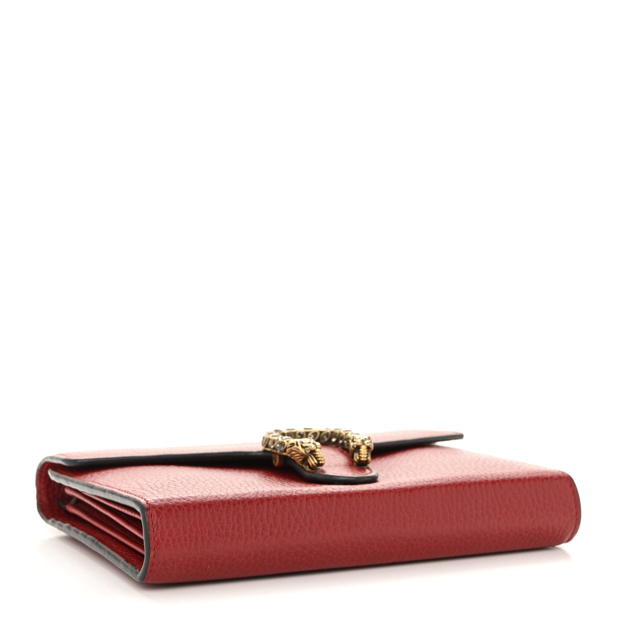 Calfskin Mini Dionysus Chain Wallet Hibiscus Red product image 4, provided for visual reference and product detail review