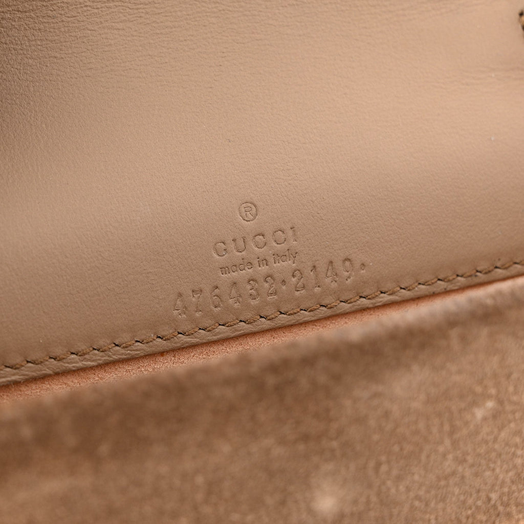 GG Supreme Monogram Super Mini Dionysus Shoulder Bag Taupe product image 6, provided for visual reference and product detail