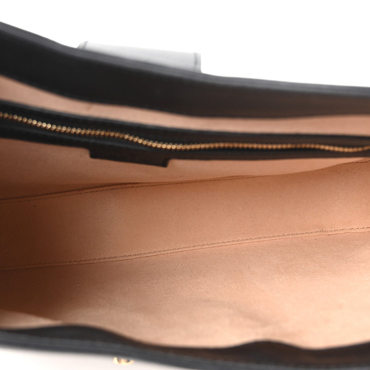 GG Supreme Monogram Medium Padlock Shoulder Bag Black product image 4, provided for visual reference and product detail