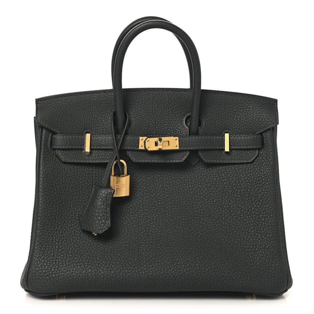 Togo Birkin 25 Vert Fonce product image 1, provided for visual reference and product detail review
