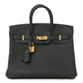 Togo Birkin 25 Vert Fonce product image 1, provided for visual reference and product detail review