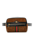 Suede Small Ophidia Belt Bag 85 34 Brown product image 1, provided for visual reference and product detail review