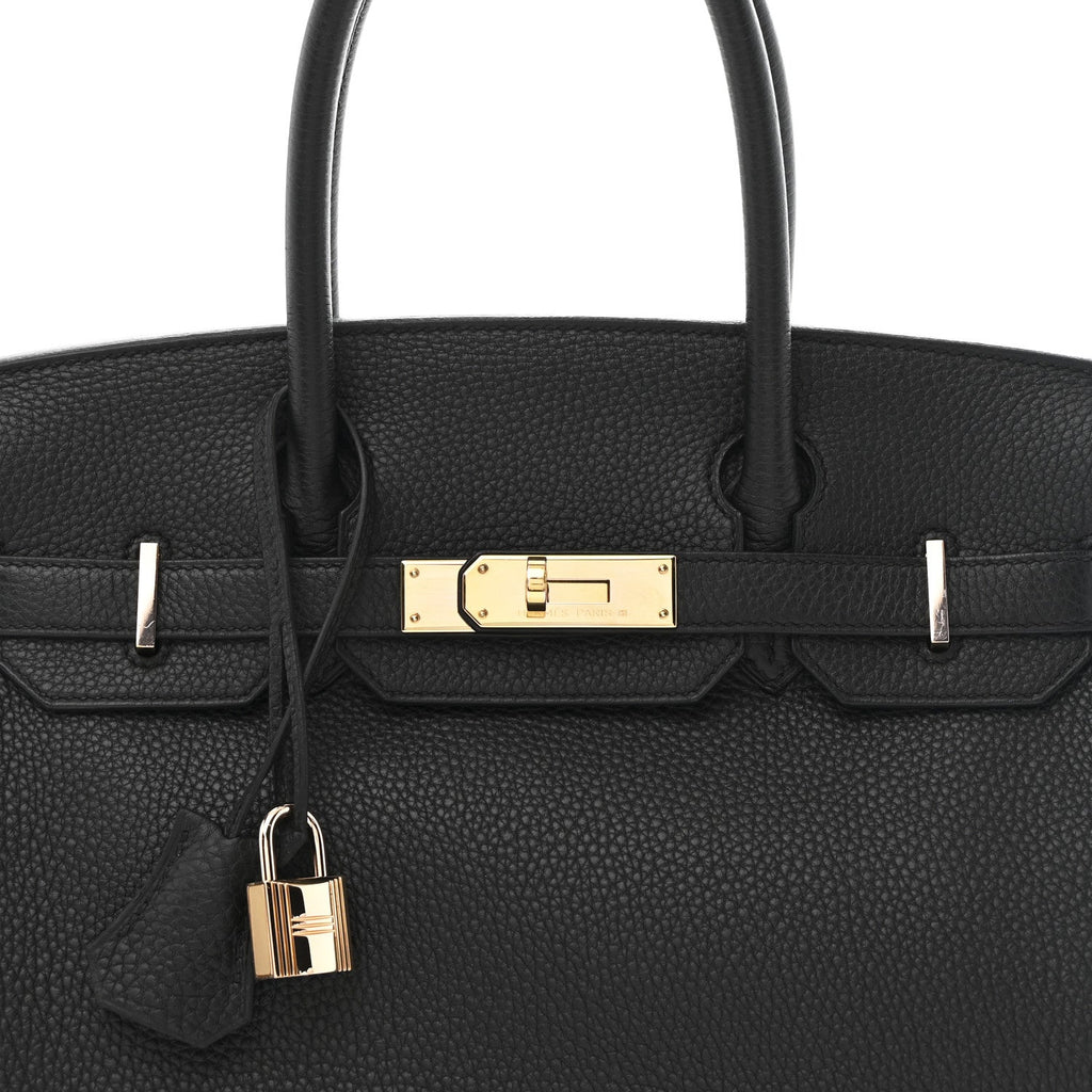 Togo Birkin 30 Black product image 8, provided for visual reference and product detail review